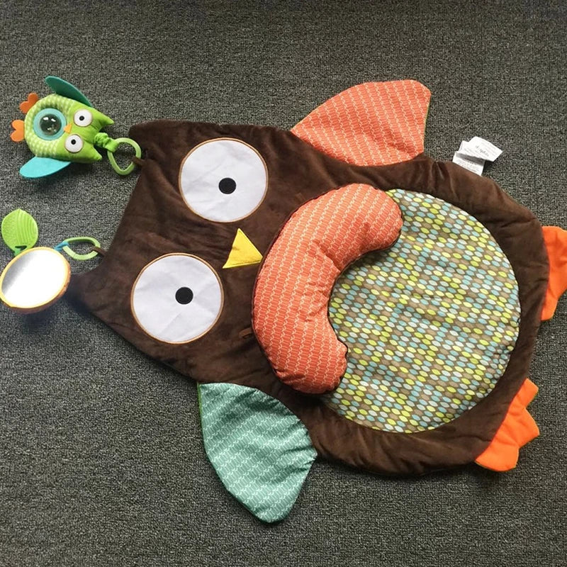 Soft Foldable Baby Owl Play Mat - Perfect Tummy Time