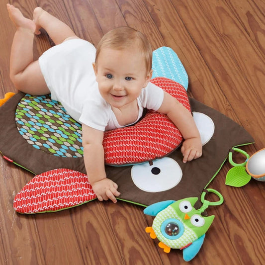 Soft Foldable Baby Owl Play Mat - Perfect Tummy Time