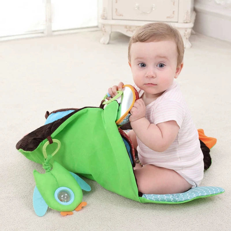 Soft Foldable Baby Owl Play Mat - Perfect Tummy Time