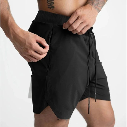StrideFlex Mens Quick Dry Running Shorts Lightweight Fitness Shorts for Summer Training