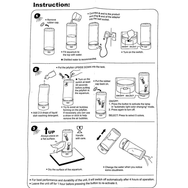 LED Jellyfish Mood Lamp