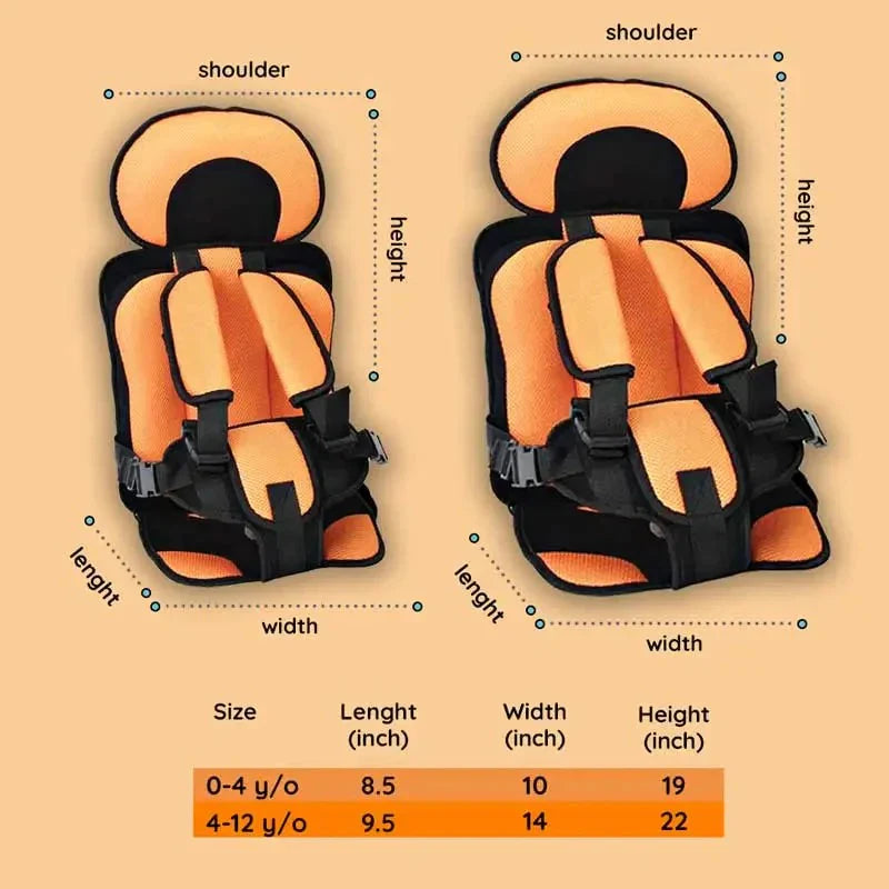 Child Protection Booster Cushion Seat with Integrated Safety Harness for Car Travel