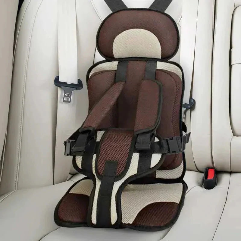 Child Protection Booster Cushion Seat with Integrated Safety Harness for Car Travel